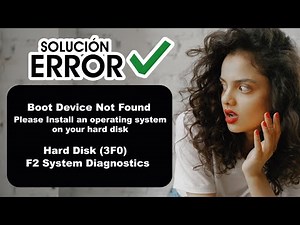 Error HARD DISK (3F0) boot device not found HP please install an operating system on your hard disk