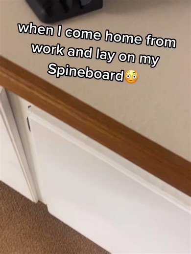 Relieving Back Tension with a Spine Board