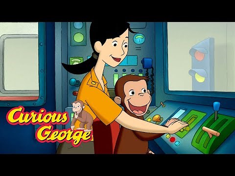 George Drives a Train! 🐵 Curious George 🐵 Kids Cartoon 🐵 Kids Movies