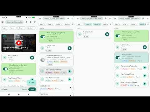 Tasker - Multi-Display Main Screen