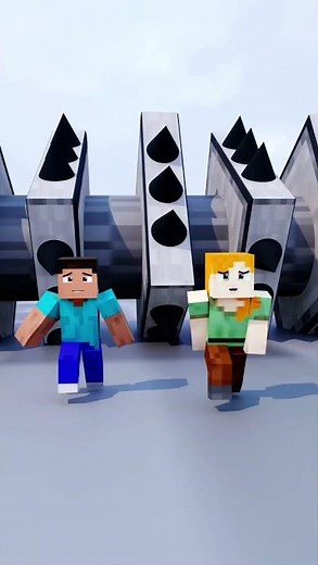 Steve Saves His Girlfriend from the LAVA MONSTER! 😱🔥 | Minecraft Shorts Animation #minecraft