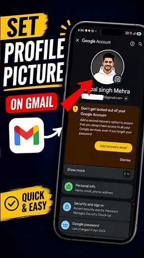 Set Gmail Profile Picture Fast