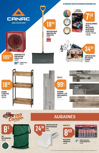 Circulaire Canac du 20 au 26 novembre 2025🎯🛒 Consultez les Aubaines ici: https://www.circulaire-en-ligne.ca/circulaire-canac #Canac #Rabais #Promotions | Circulaires