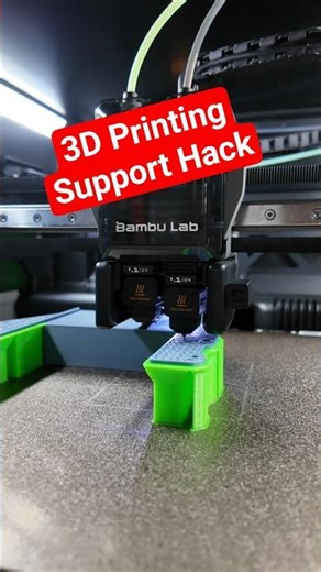 I Can't Believe I Didn't Know This Support Trick #3dprinting #hack #3dprinter