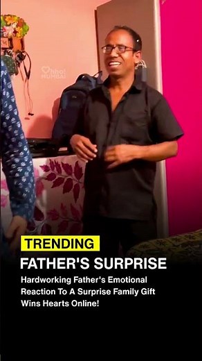 Trending Father's Surprise! 🥺 Emotional Family Moment Wins Hearts Online ❤️✨ #shorts #youtubeshorts