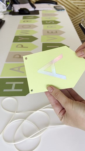 DIY Happy Anniversary Banner Tutorial