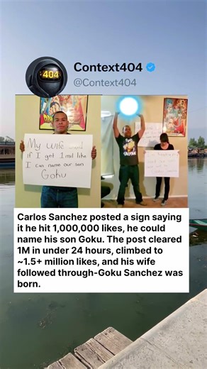 He Named His Son After Anime Character , Wife Lost