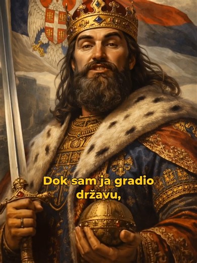 Car Dušan Silni... vladar koji je Srbiju izveo na more, a danas, samo senka prošle slave. On ne govori iz groba... već iz istorije. 🇷🇸 Ne zaboravite ko ste! #istorija #srbija🇷🇸 #srbi #balkan #jugoslavija