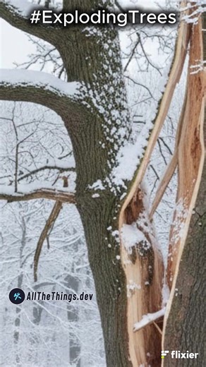 2. Exploding Trees in Winter: What's Behind the Loud Cracks During Extreme Cold Exploding trees in winter are real - frost cracking causes loud gunshot-like sounds when frozen sap expands inside tree trunks during extreme cold. Here's the science behind this startling winter phenomenon. #explodingtrees #explodingtree #nature #trees In this video, we cover: ✔ What Causes Exploding Trees in Winter? ✔ Why Exploding Trees in Winter Sound So Alarming ✔ Which Trees Are Most at Risk? ✔ Should You Be Wo