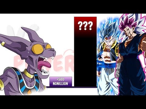 Beerus VS Ultra Vegito & Gogeta | POWER LEVELS 🔥 Over The Years