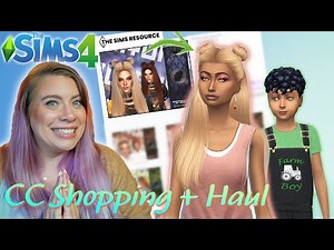CC Shopping & Haul 😍 Wie lädt man bei The Sims Resource? 🤔 Custom Content Sims 4