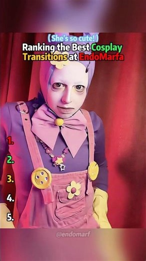 Ranking the Best Cosplay Transitions at EndoMarfa#tiktok#makeup#colormixing