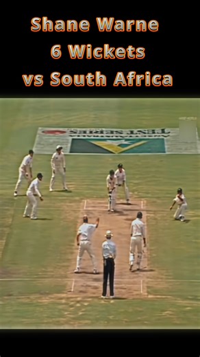 68K views · 1.1K reactions | Shane Warne 6 Wickets against South Africa #ShaneWarne #cricketaustralia | Vintage cricket | Facebook