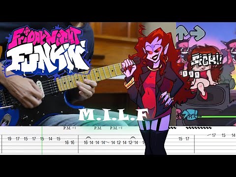 Friday Night Funkin' - M.I.L.F Tutorial Guitar Cover