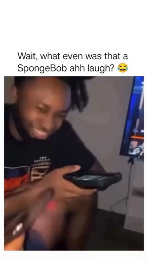 Viralhoodz on Instagram: "The "SpongeBob ahh laugh" captures the wild, high-pitched cackle from the Nickelodeon show SpongeBob SquarePants, voiced by Tom Kenny in a manic burst of "ah-ha-ha-ha" that erupts during absurd moments like Patrick's dumb jokes or Krabby Patty disasters. This sound, born from Kenny mimicking his son's giggles, blasts straight out of classic episodes with unfiltered, childlike chaos that hooks viewers instantly. It feels ripped from the TV because it's pure 90s animation