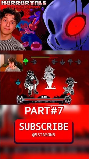 Friday Night Funkin’ VS Horrortale Infernal Harmony (PART 7) #shorts #fnfmod #fridaynightfunkin