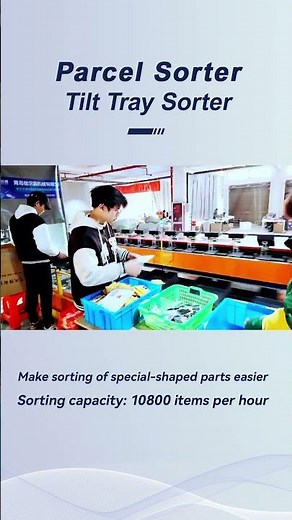 Tilt Tray Sorter | Stable Sorting Solution for Floating Lightweight Items