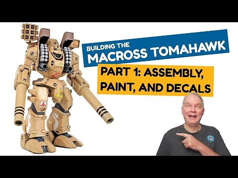 Building The Macross Tomahawk! Part 1: Assembly, Paint, And Decals