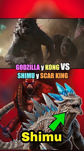 6.1M views · 10K reactions | Godzilla y Kong se van a enfrentar a Shimu y Scar King #godzilla #kong #kingkong #shimu #scarking #monsterverse #monarch #zuko #gorilla #gorila #godzillavskong #godzillaxkong #godzillaxkongthenewempire | Angel Garay | Facebook