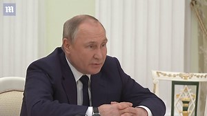 Putin brings out infamous long table for meeting with UN Sec Gen