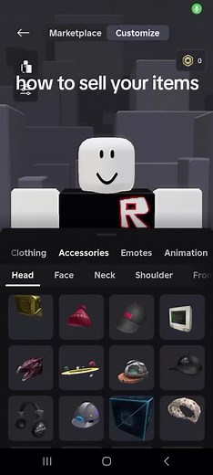 How to Sell Unwanted Items on Roblox