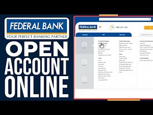 How To Open Federal Bank Account Online (2026) | Step-By-Step Tutorial