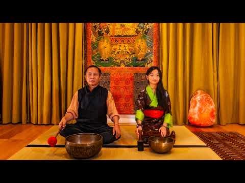 Pratica del mattino con le campane tibetane