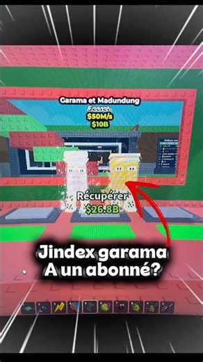 Jindex a un abonné garama and madung dung!#stealabrainrot #roblox #trade #brainrot
