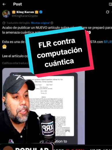 FLARE se adelantó a la amenaza cuántica y por qué esto me hace sentir optimista sobre su futuro. Desde sus inicios, FLARE ha demostrado ser un proyecto innovador en el mundo de las criptomonedas. ¡No te lo pierdas! #FLR #Criptomonedas #XRP #TecnologíaCuántica #Innovación