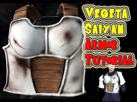 How to make Saiyan Armor - Vegeta Armor Tutorial