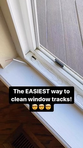 This is seriously the BEST way to clean those pesky window tracks! 🧽 I am always dreading cleaning my windows but this makes the process SO much easier! . . . . #cleaninghacks #cleaning #cleaningtips #cleaninghack #lifehacks #beforeandafter #springcleaning | Passionate Penny Pincher
