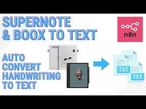 Automated E-Ink Handwriting to Text Workflow