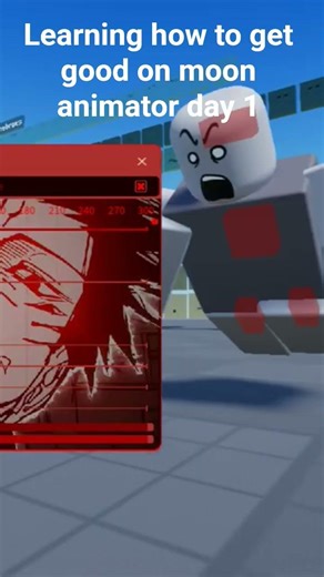 Learning how to get good on moon animator day 1