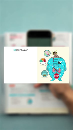 Let's review SIADH - Get your study guide book below! #nursing #nurse #siadh