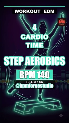 Step Aerobics Music 💪 Step Workout Routine | 140 BPM Mix #shorts