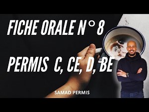 ORAL C,CE,D,BE LICENSE SHEET N°8