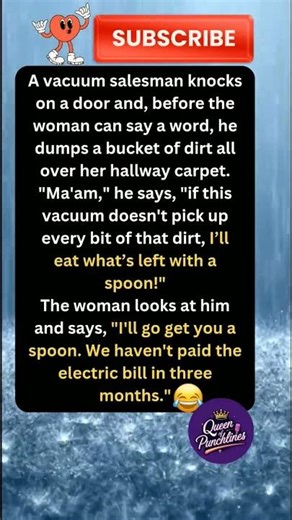 I'll eat what is left with a spoon 🤪.: A Door-to-Door Sales Pitch Gone Wrong #shorts #jokes