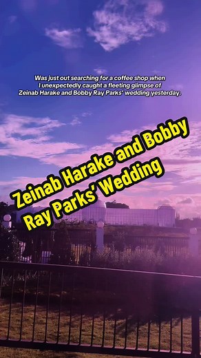 Talk about a sweet detour 💕 a glimpse of Zeinab Harake and Bobby Ray Parks’ wedding yesterday. #Wedding #zeinabharake #fyp