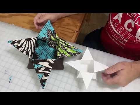 Fabric Origami - real-time sew-through tutorial