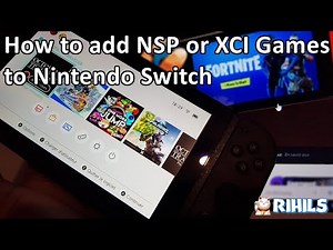 How to add NSP or XCI Games to Nintendo Switch