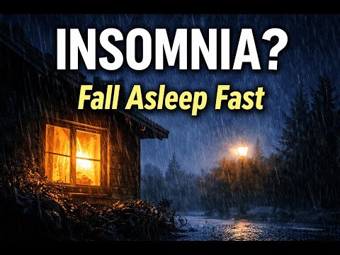 CAN’T SLEEP? Relaxing Rain Sounds at Night | Sleep Fast & Stay Asleep
