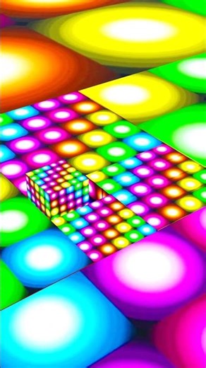 The Most Colorful Cube Loop Ever! 🌈✨ | Satisfying 3D Animation | ASMR Cube #shorts