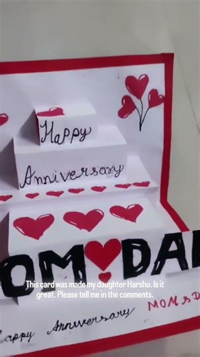"WOW! Pop-Up Card for Mom & Dad"mother's day greeting card making easy / mother's day card #shorts