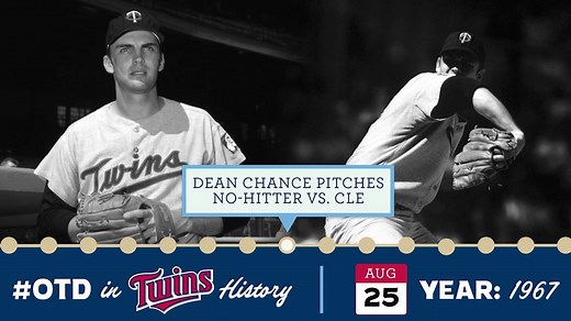 Any #MNTwins fans remember Dean Chance's no-hitter from 1967?! | Minnesota Twins