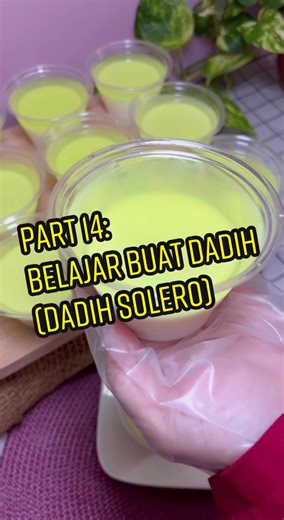 Resepi Dadih Solero Calamansi yang Sedap dan Mudah