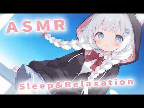 ASMR for Deep Sleep💙 (Ear Tapping, Ear Eating, Ear Blowing, Ear Massage)