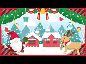 【フリー動画素材】クリスマス背景 風景風