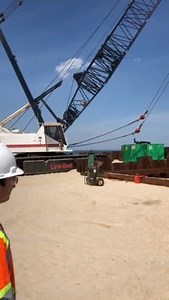 Sheet pile driving tip from latest issue of Pile Buck: “Always set-up a Template System. In addition to driving a straight wall, A Template or Guide System will also aid in keeping sheet pile plumb when excessive driving conditions exist or when an obstruction is encountered. In short, a good Template System leads to good sheet pile construction.” This video features a project from Agate Construction at the Jersey Shore. Meever USA #pilebuck #equipmentandcontracting #marineconstruction #piledriv