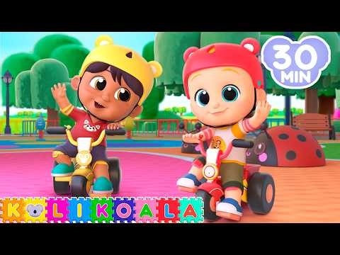 Five Little Bikes 🚲 and more Nursery Rhymes | KOLI KOALA | Kids Songs