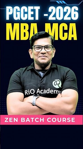 PGCET MBA/MCA 2026 | PGCET ZEN Batch course 2026 #pgcetexam2026